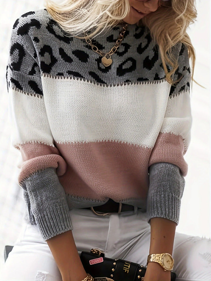 Lela - Pullover mit Leopardenmuster
