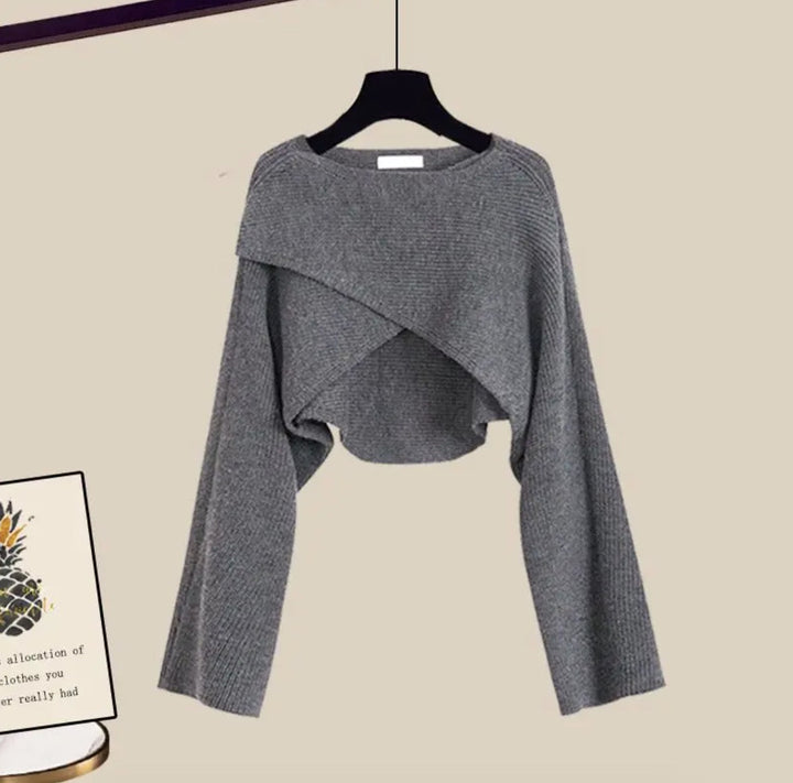 Jane – Bequemes dreiteiliges Set mit langen Ärmeln