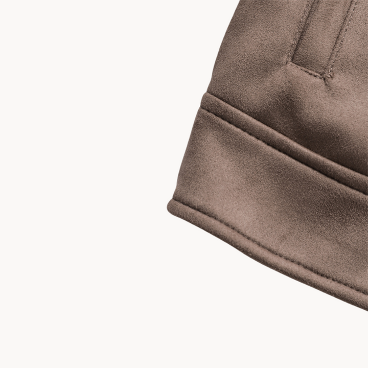 Jacke aus Ahorn-Suede