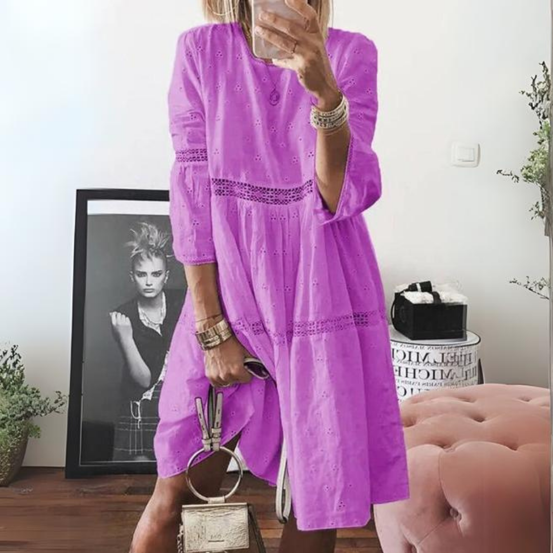 Delilah - Elegantes Besticktes Kleid