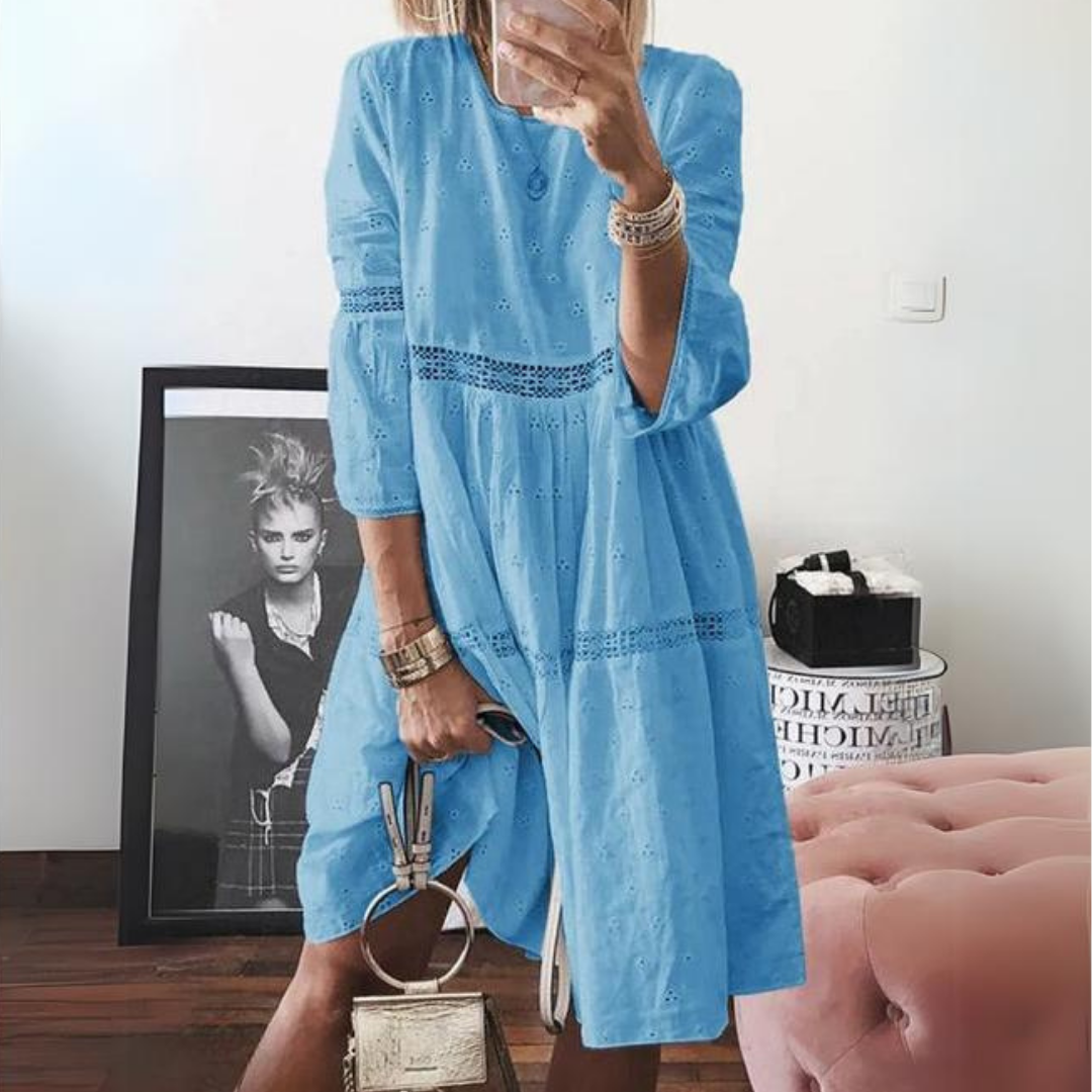 Delilah - Elegantes Besticktes Kleid