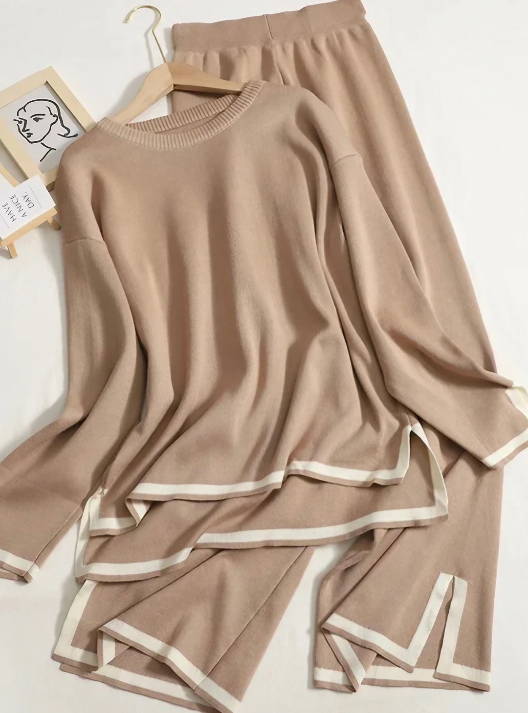 Leah – Strick-Lounge-Set für Damen