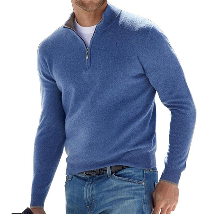 Erik – Premium-Pullover mit Reißverschluss