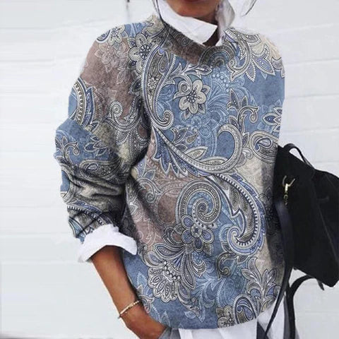 Jessie – Bequemer Pullover mit Aufdruck