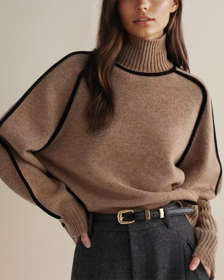 Claire - Eleganter Rollkragenpullover