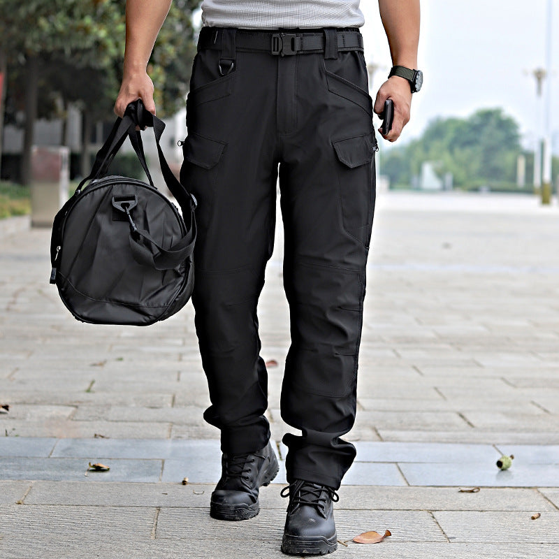 Tommy -Stretch Bikerhose mit Holstertaschen