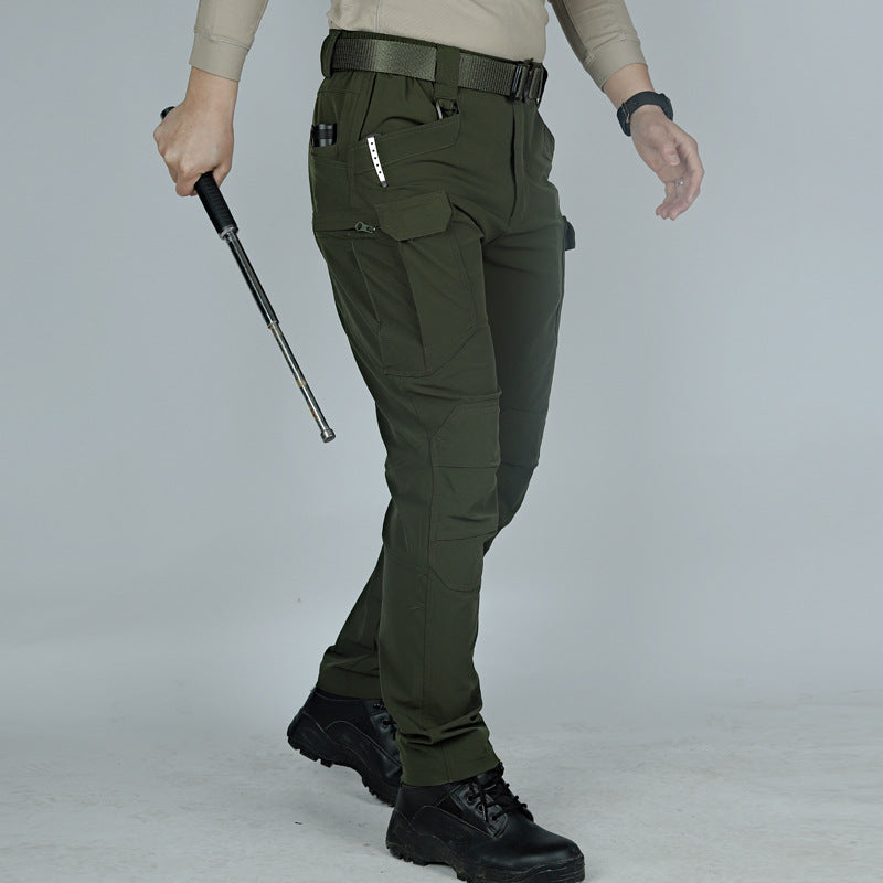 Tommy -Stretch Bikerhose mit Holstertaschen