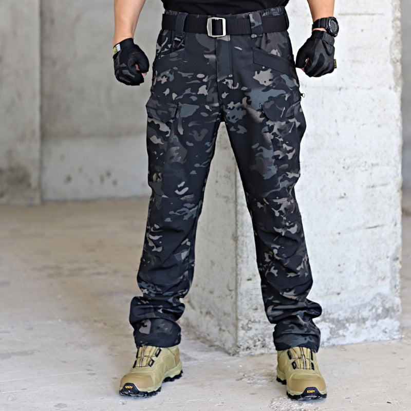 Tommy -Stretch Bikerhose mit Holstertaschen
