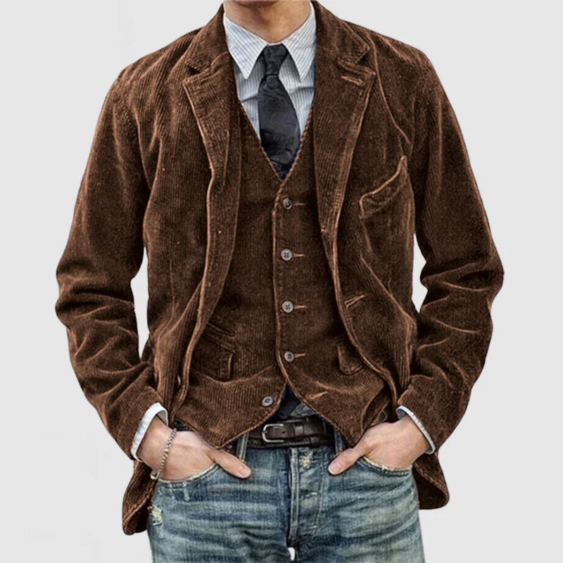 Adam -Der Vintage-Blazer mit Weste