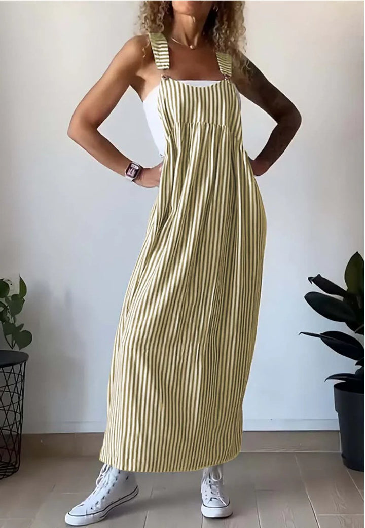 Alice - Lässiges gestreiftes Jumpsuit-Kleid