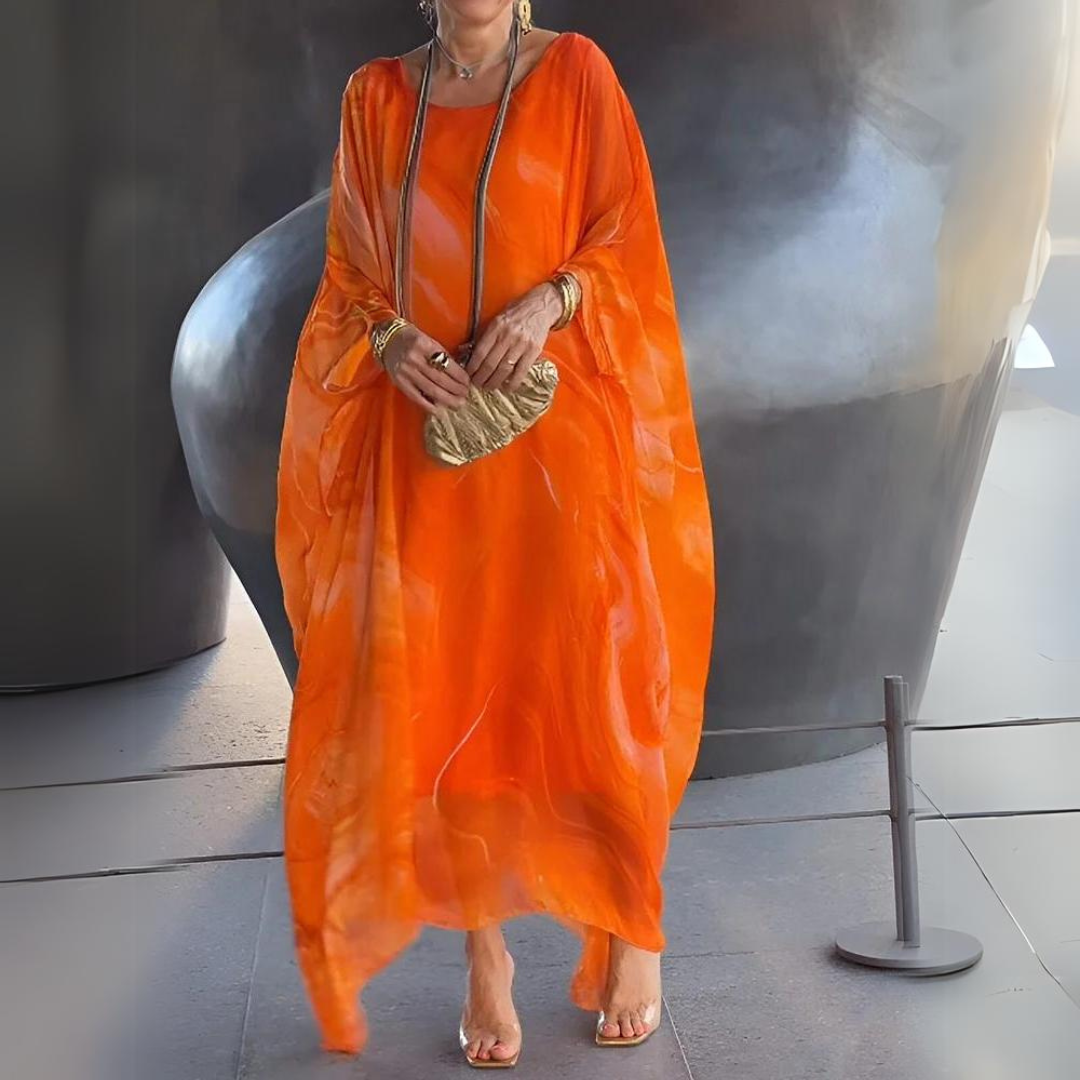 Giulia - Elegantes Seiden Chiffon Kleid