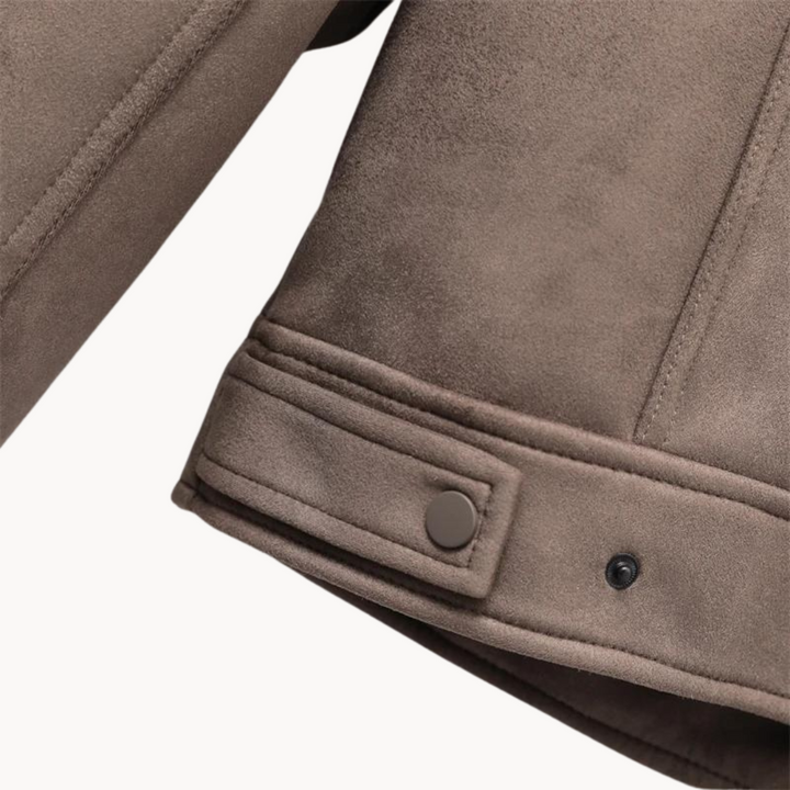 Jacke aus Ahorn-Suede