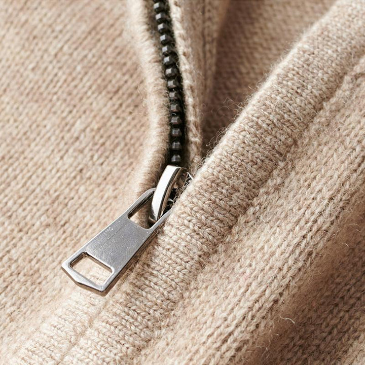 Erik – Premium-Pullover mit Reißverschluss