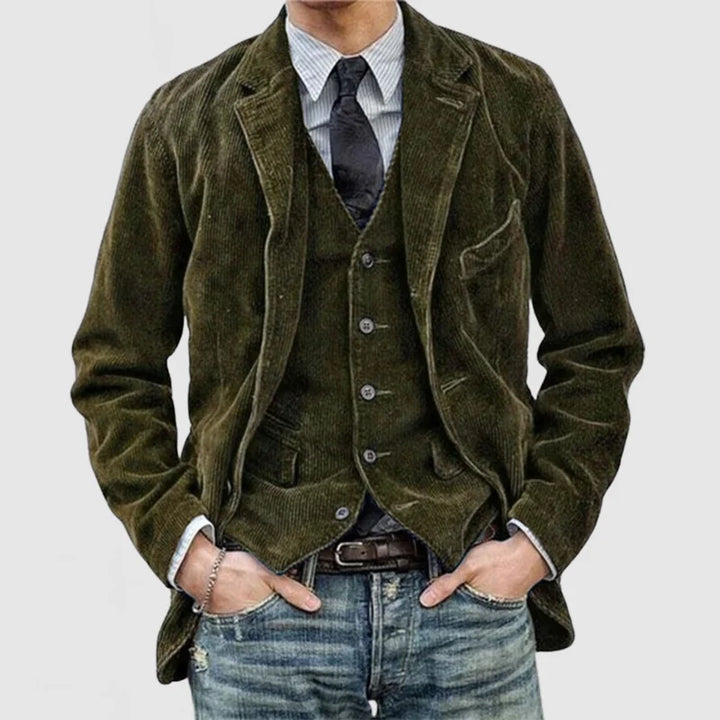 Adam -Der Vintage-Blazer mit Weste