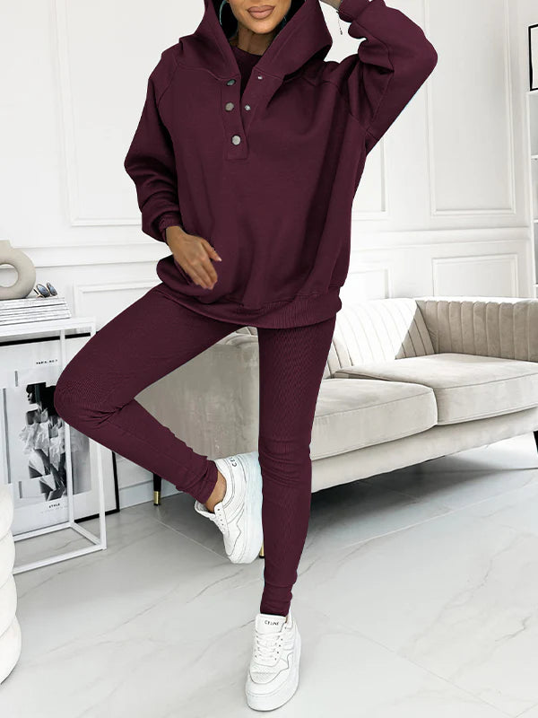 Scarlett – Lässiger und bequemer Sweatshirt-Anzug mit Kapuze