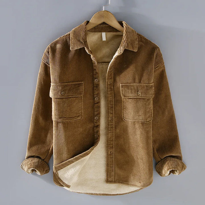 Klassische Design Corduroy Jacke