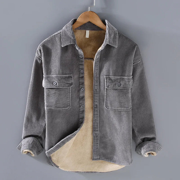 Klassische Design Corduroy Jacke