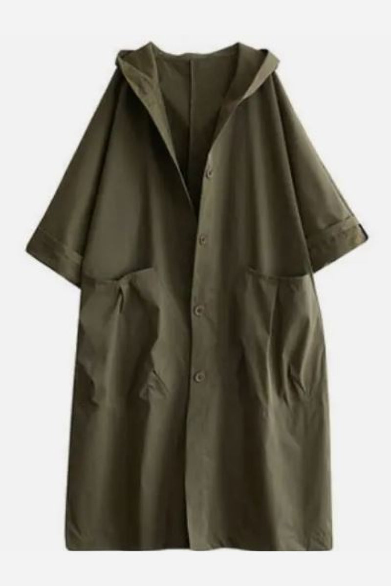 Erica - Wasserdichte oversized Windjacke