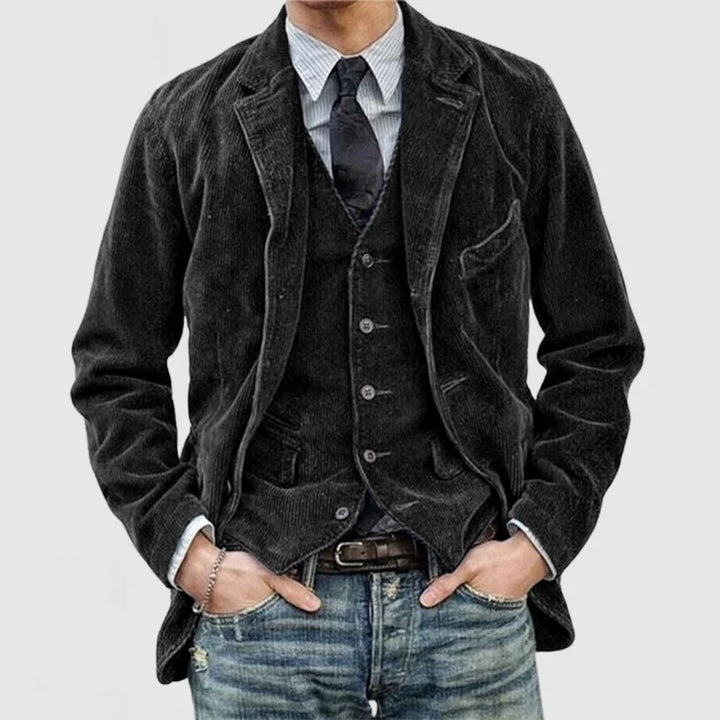 Adam -Der Vintage-Blazer mit Weste