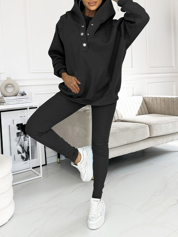 Scarlett – Lässiger und bequemer Sweatshirt-Anzug mit Kapuze