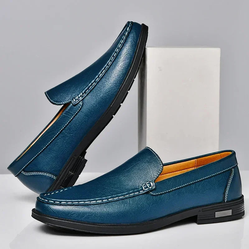 Xander – Glänzende Leder-Loafer