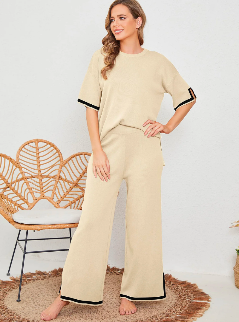 Leah – Strick-Lounge-Set für Damen