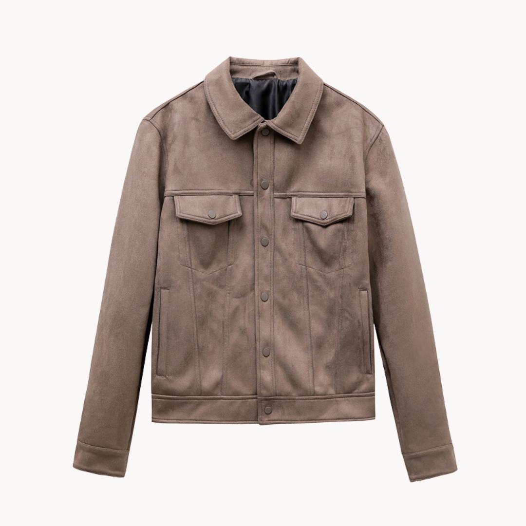 Jacke aus Ahorn-Suede