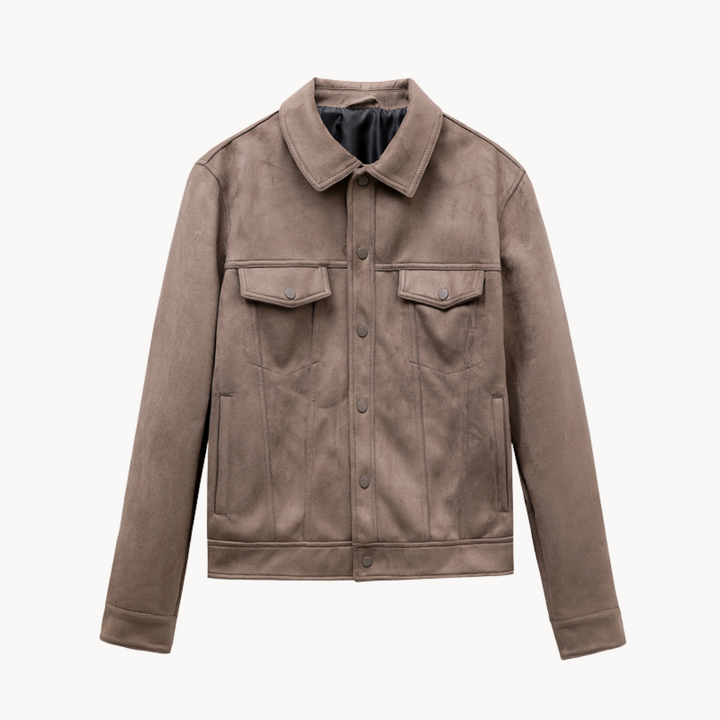 Jacke aus Ahorn-Suede