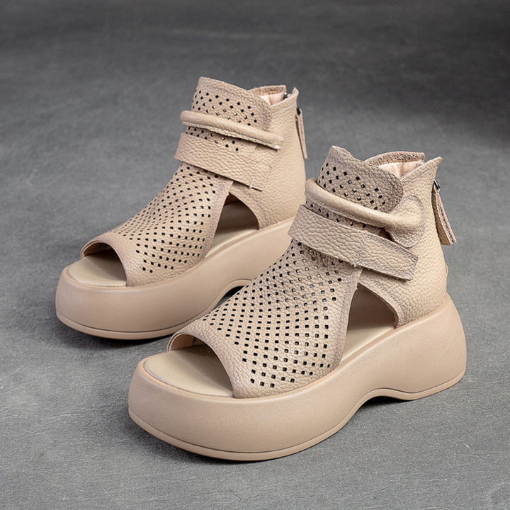 Federica - Zeitlose Leder-Orthopädie-Sandalen