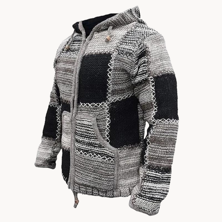 Kaan Patchwork Baumwollpullover