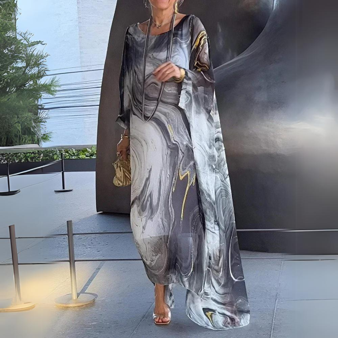 Giulia - Elegantes Seiden Chiffon Kleid