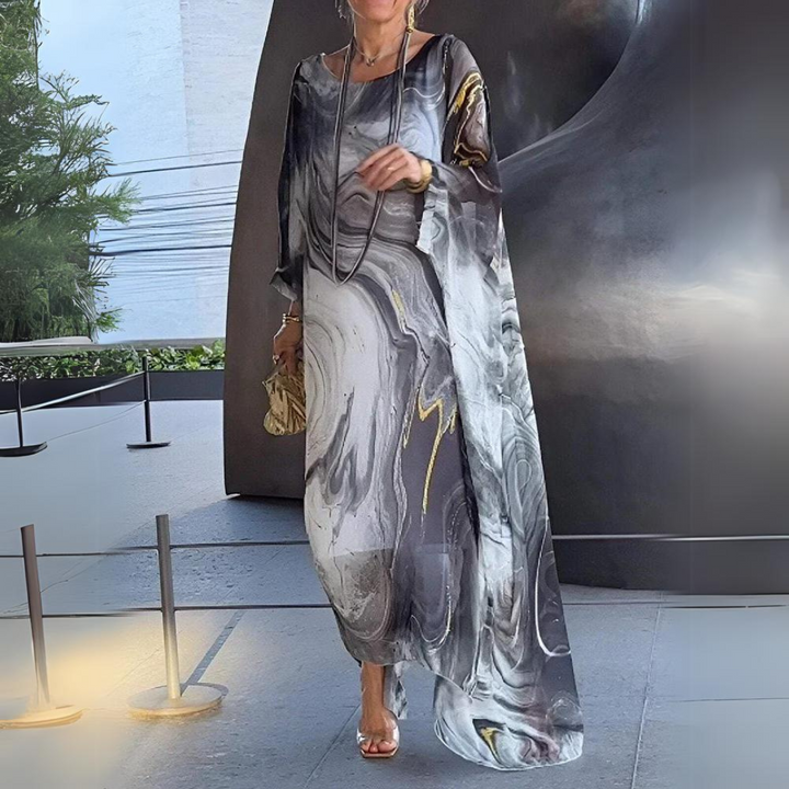Giulia - Elegantes Seiden Chiffon Kleid
