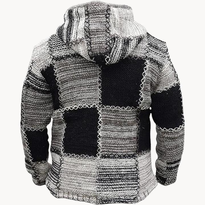 Kaan Patchwork Baumwollpullover