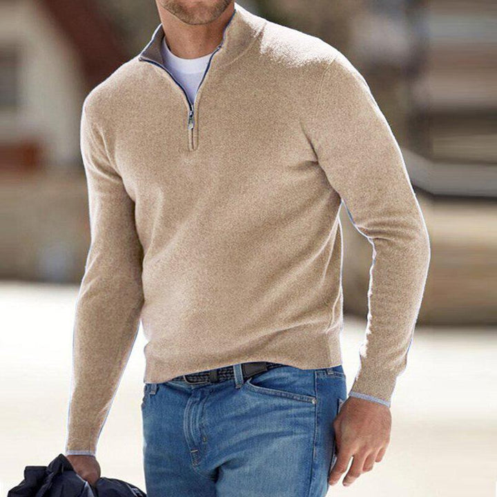 Erik – Premium-Pullover mit Reißverschluss