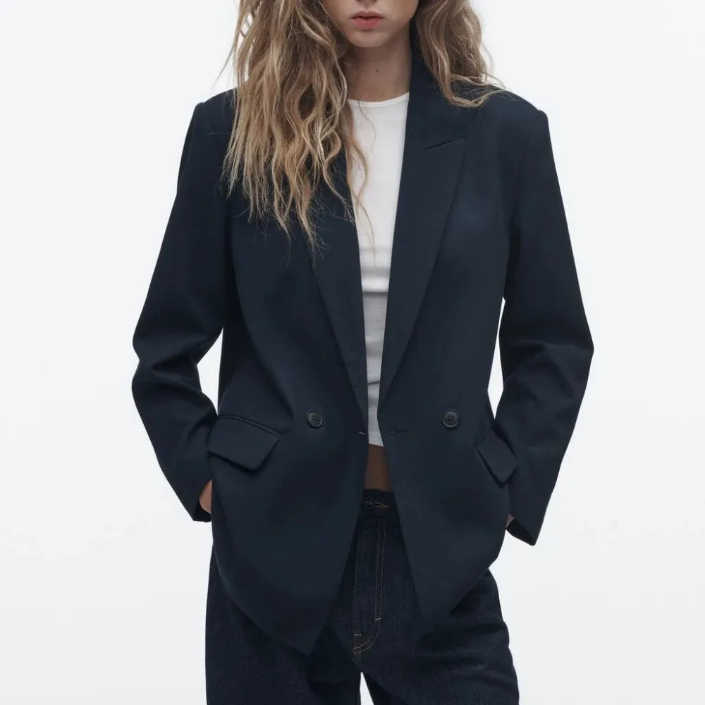 Madison - Losse Double Breasted Blazer für Frauen