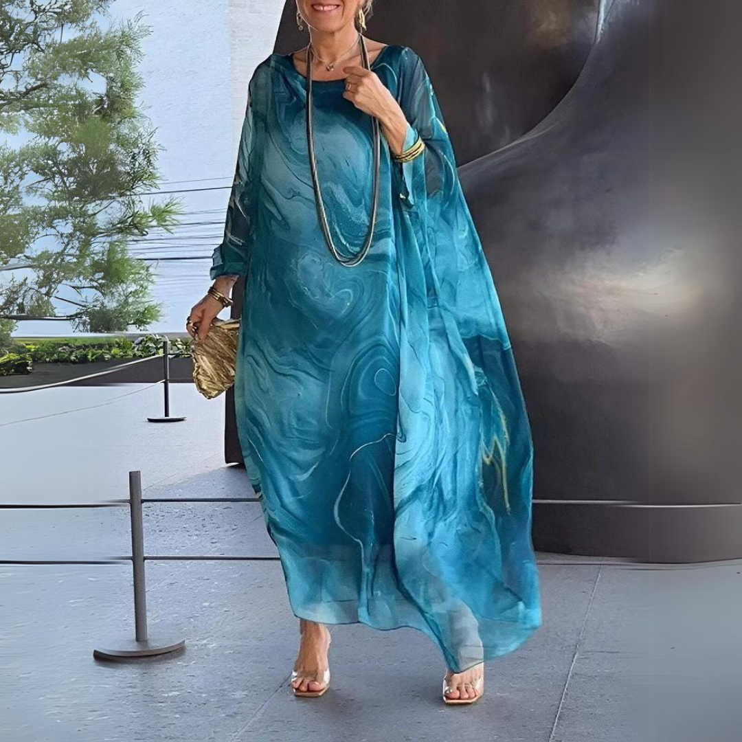Giulia - Elegantes Seiden Chiffon Kleid