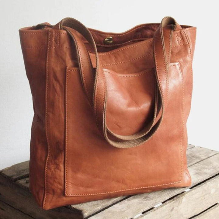 Silvia - Eleganter Shopper aus Leder