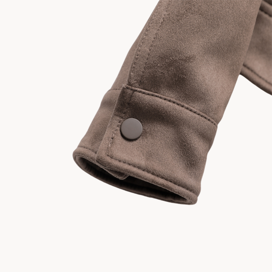 Jacke aus Ahorn-Suede