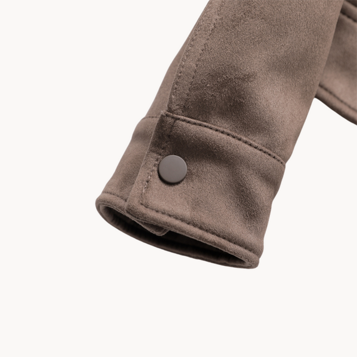 Jacke aus Ahorn-Suede