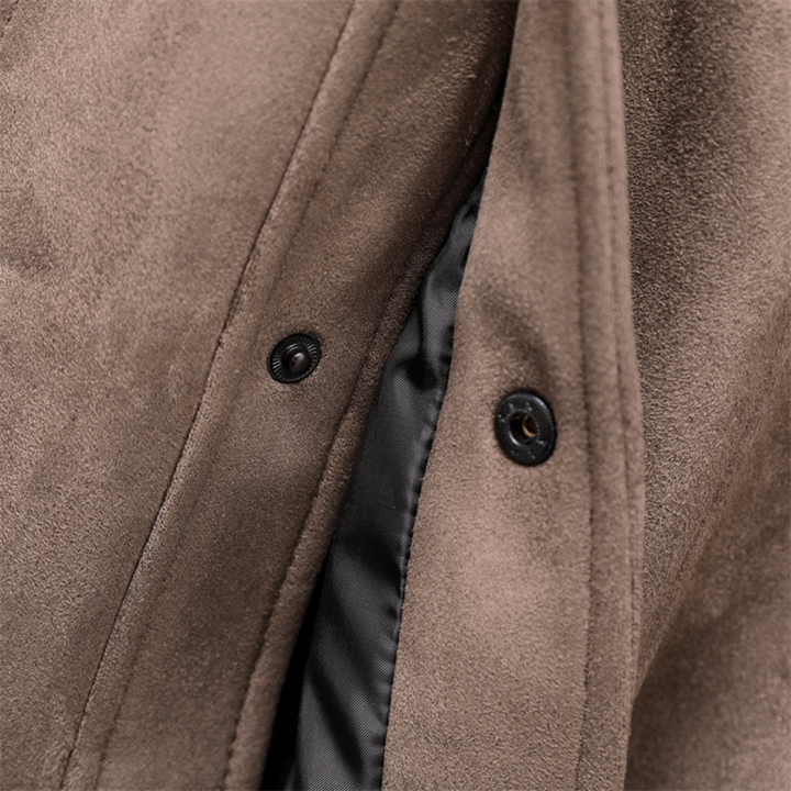 Jacke aus Ahorn-Suede