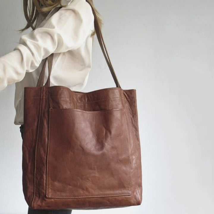 Silvia - Eleganter Shopper aus Leder
