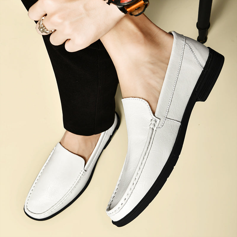 Xander – Glänzende Leder-Loafer