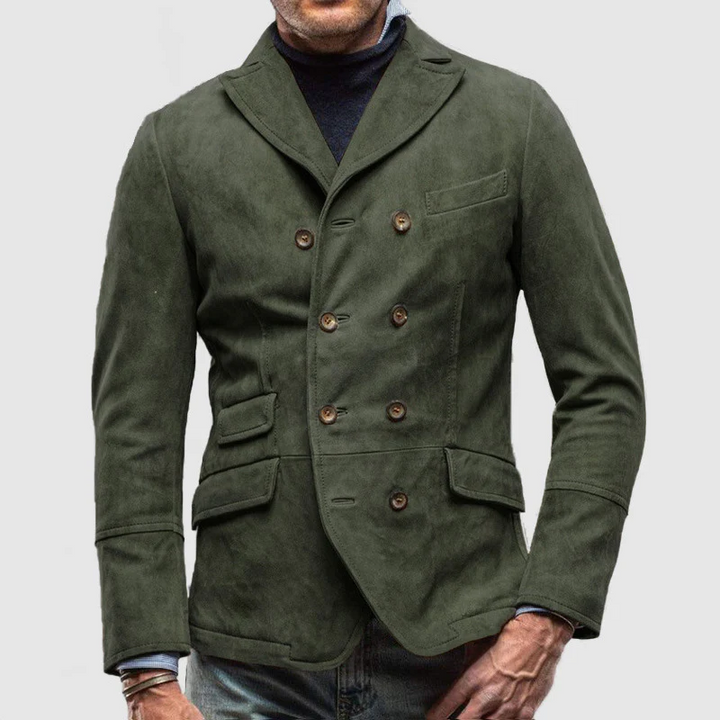 Justin – Stilvoller zweireihiger Blazer für Herren-Freizeitkleidung