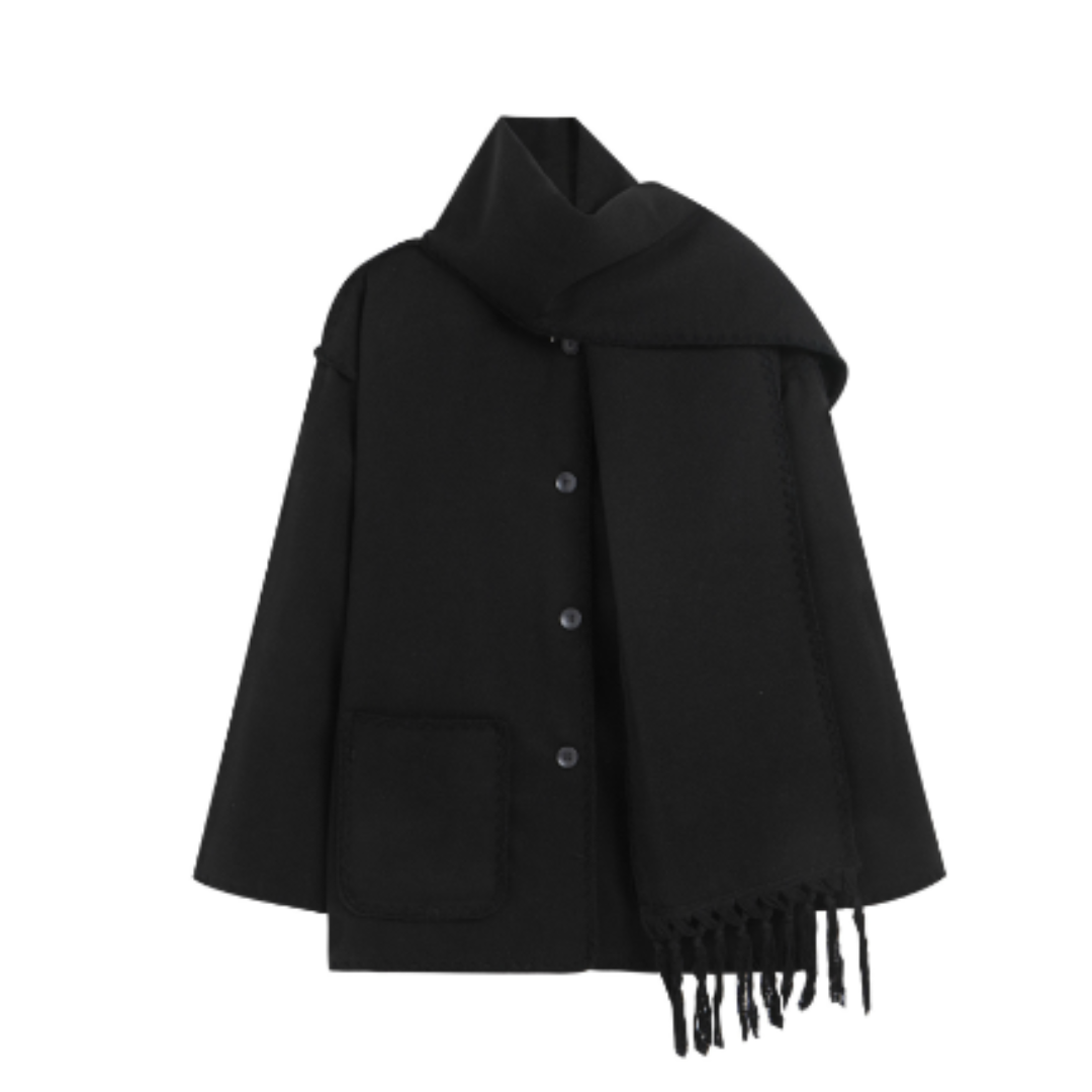 Viona - Bequeme Woll-Cape-Jacke