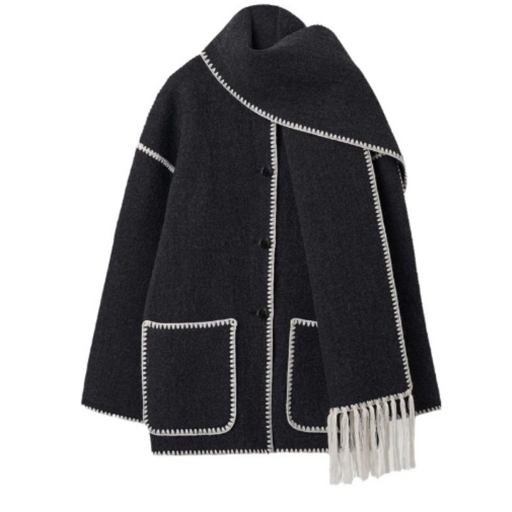 Viona - Bequeme Woll-Cape-Jacke