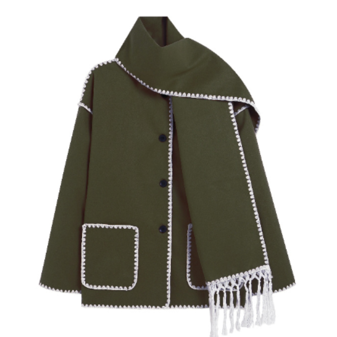 Viona - Bequeme Woll-Cape-Jacke