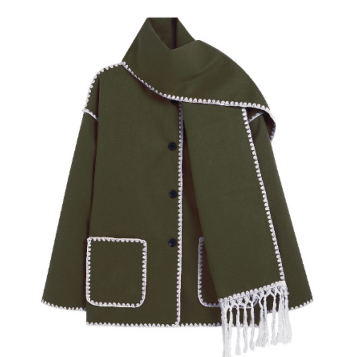 Viona - Bequeme Woll-Cape-Jacke
