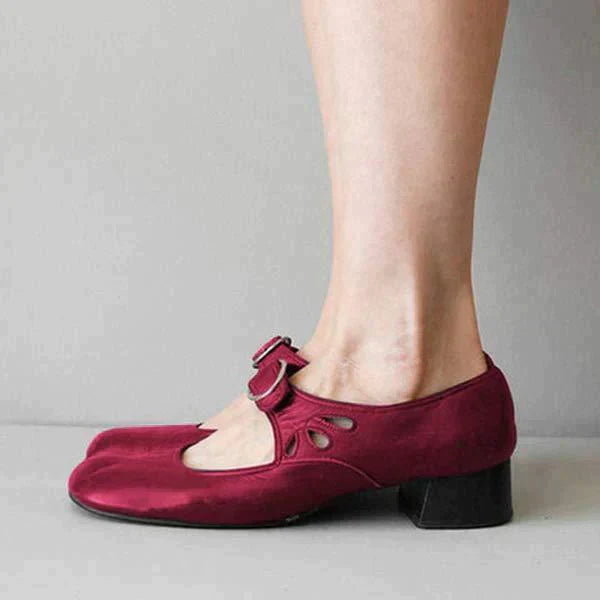 Emma - Klassische Sandalen mit Lederabsatz