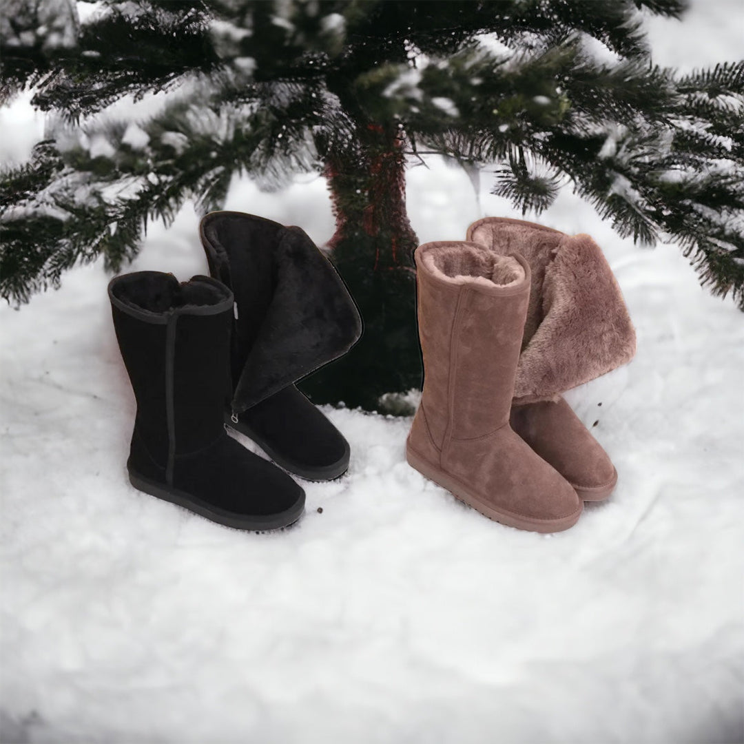 Beyoncé – Schaffellstiefel