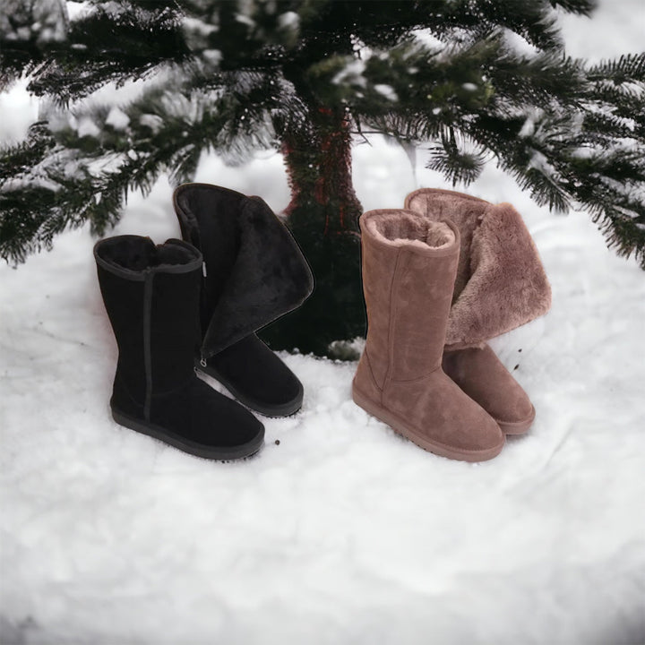 Beyoncé – Schaffellstiefel